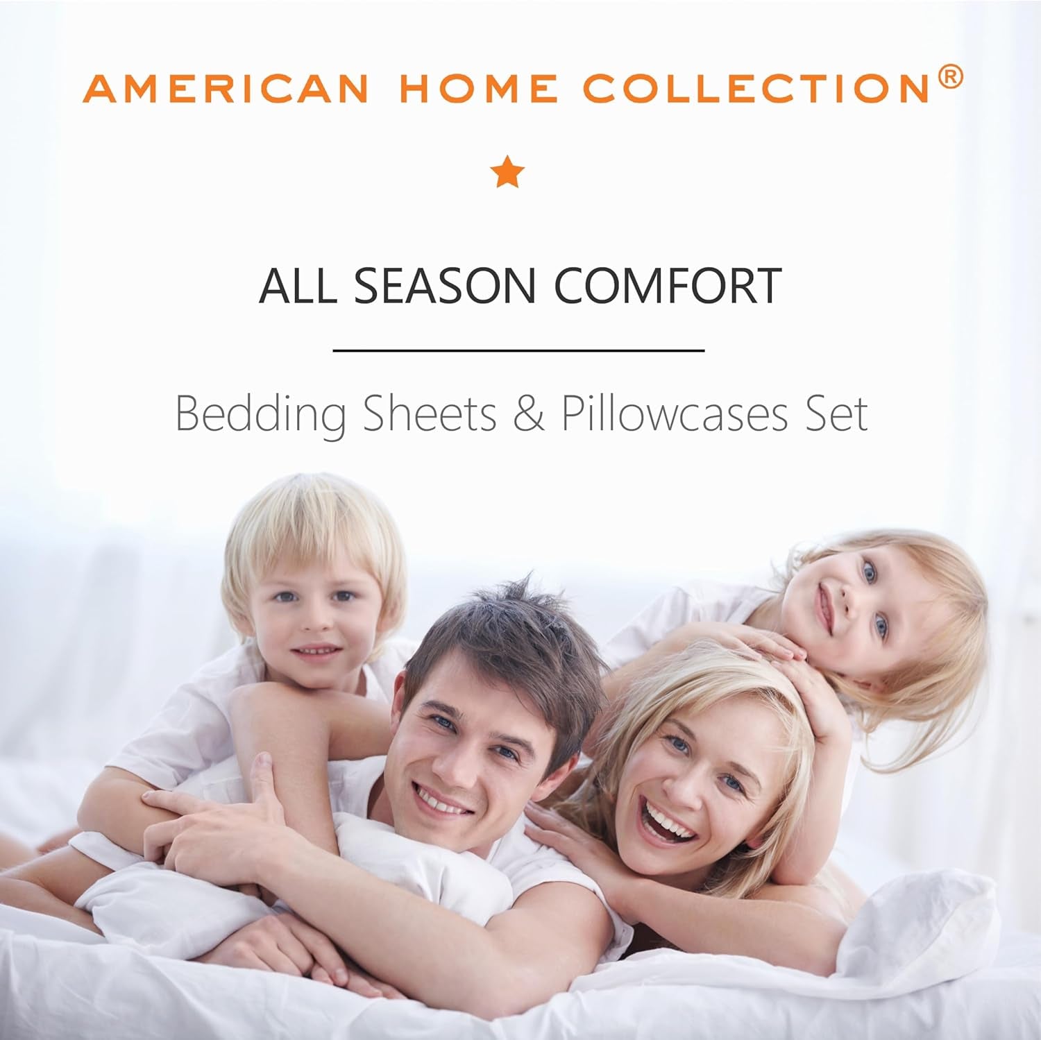 4 Piece Full Size Bedding Sheets and Pillowcases Set - Ultra Soft Microfiber - Breathable, Wrinkle Free, Easy Care, Durable, Oeko-Tex Certified Sheet Set (Full, Navy)