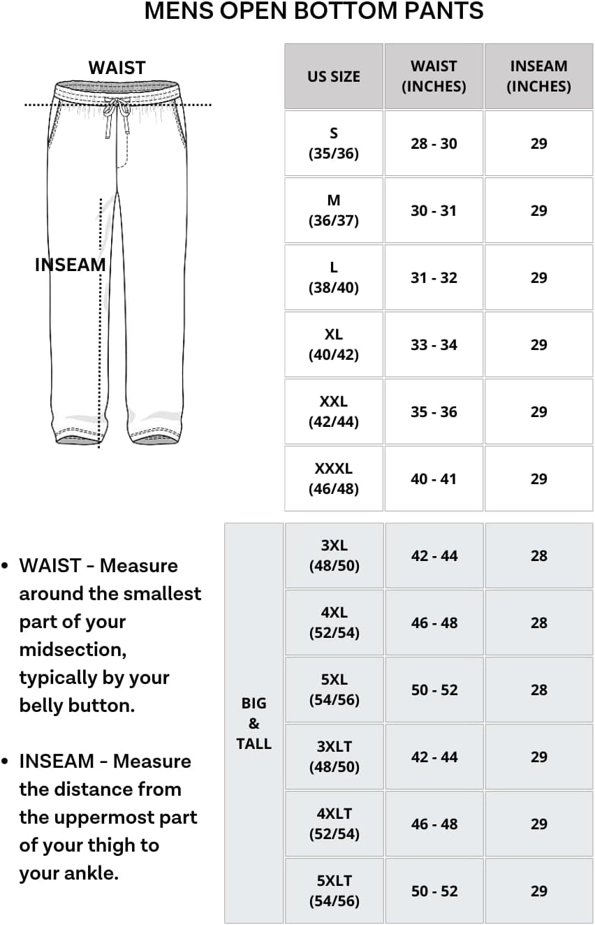 3 Pack: Mens Fleece Plaid Pajama Pants - Lounge Pajama Bottoms(Available in Big & Tall)